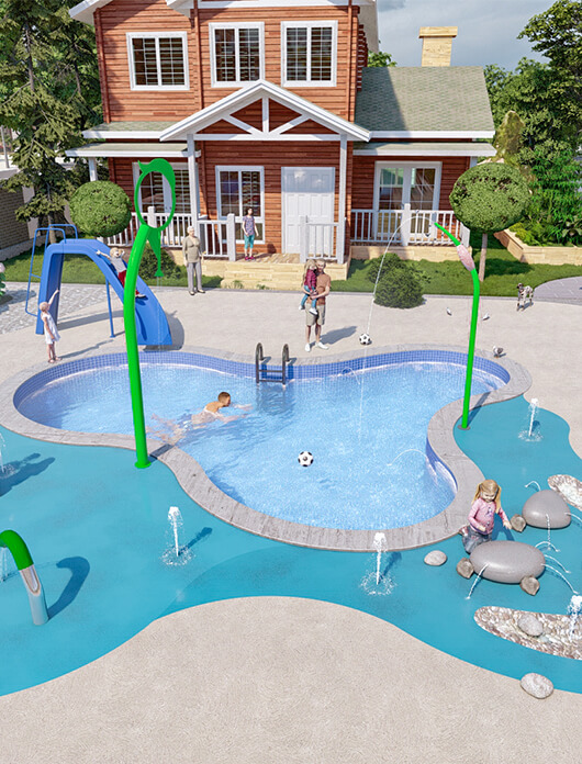 Splash Pad Design: Low-Cost Alternative to Swimming Pools