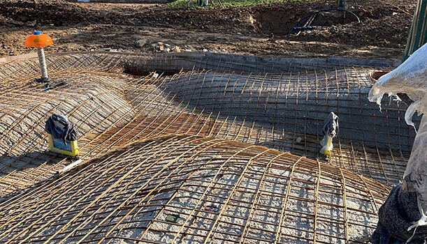 splash pad installation