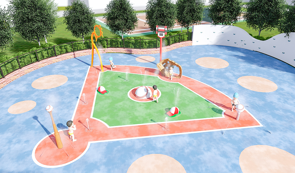 Custom Splash Pad Mushroom Shower Attractions - Cenchi