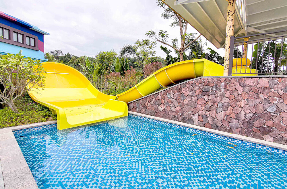 commercial water slide