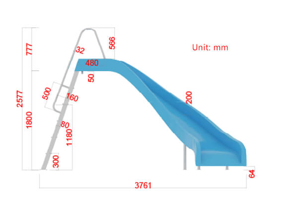 Swimming Pool Water Slides For Sale