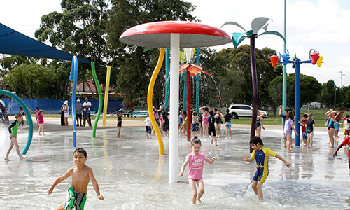 Splash Pad Mushroom Water