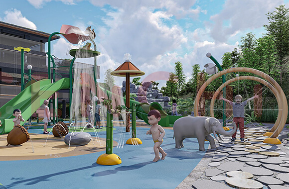 Interactive Splash Pad Design for Kids & Adults Alike