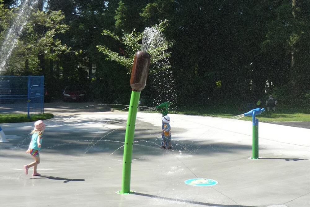 cattail splash pad