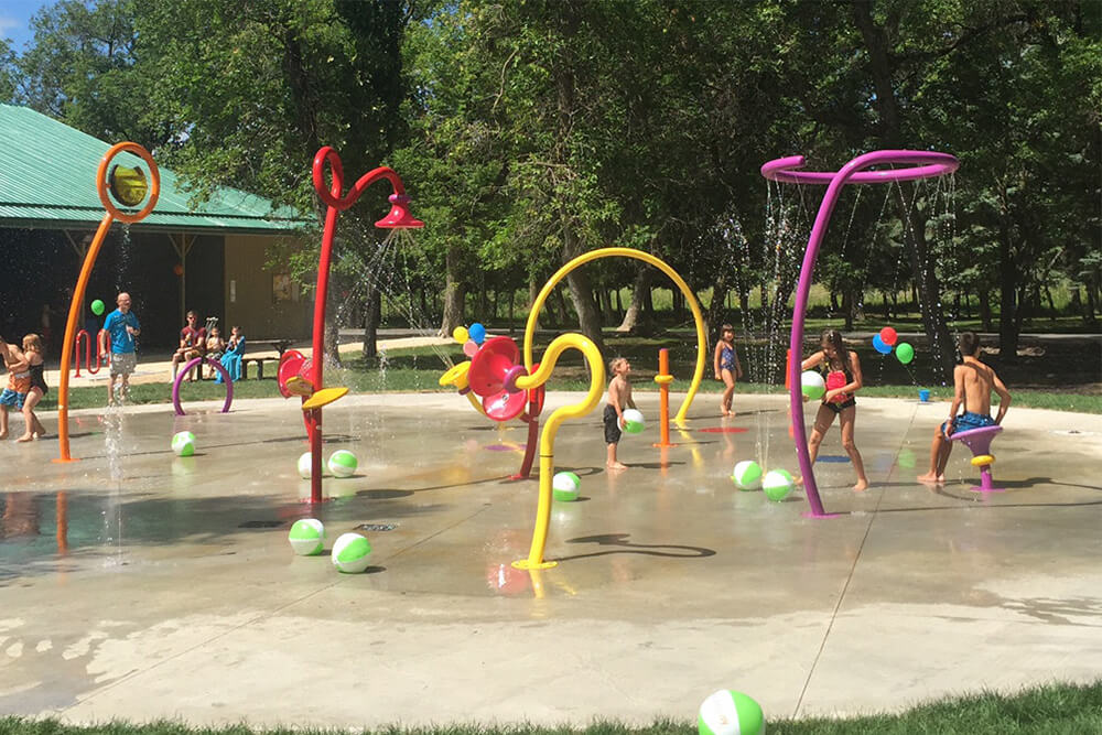 Cirques Boingo Splash Pad