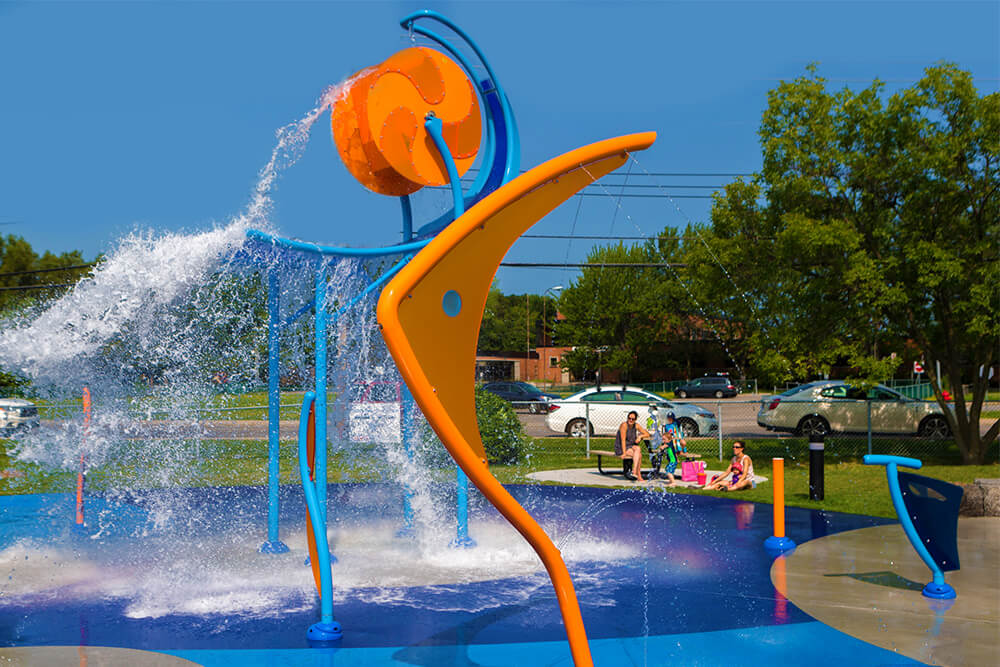 anglefish splash pad