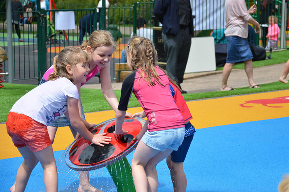 Interactive Splash Pad Design for Kids & Adults Alike