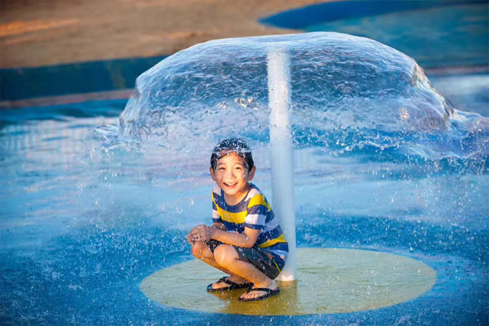 spray screen splash pad