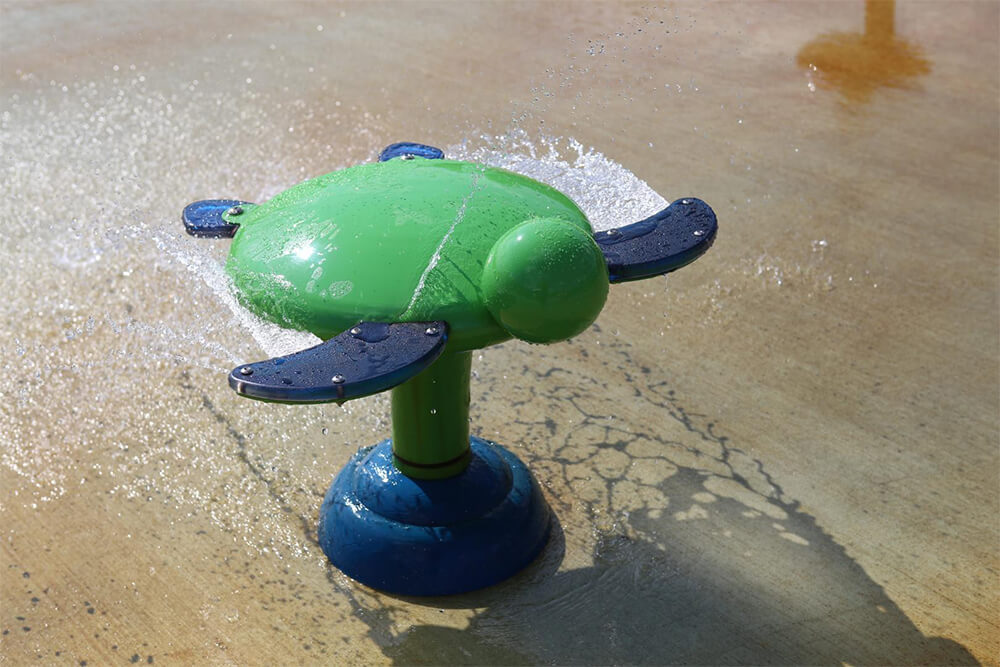 turtle splash pad